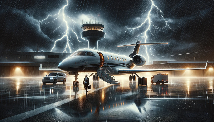 Preparing for Weather Delays When Flying Private